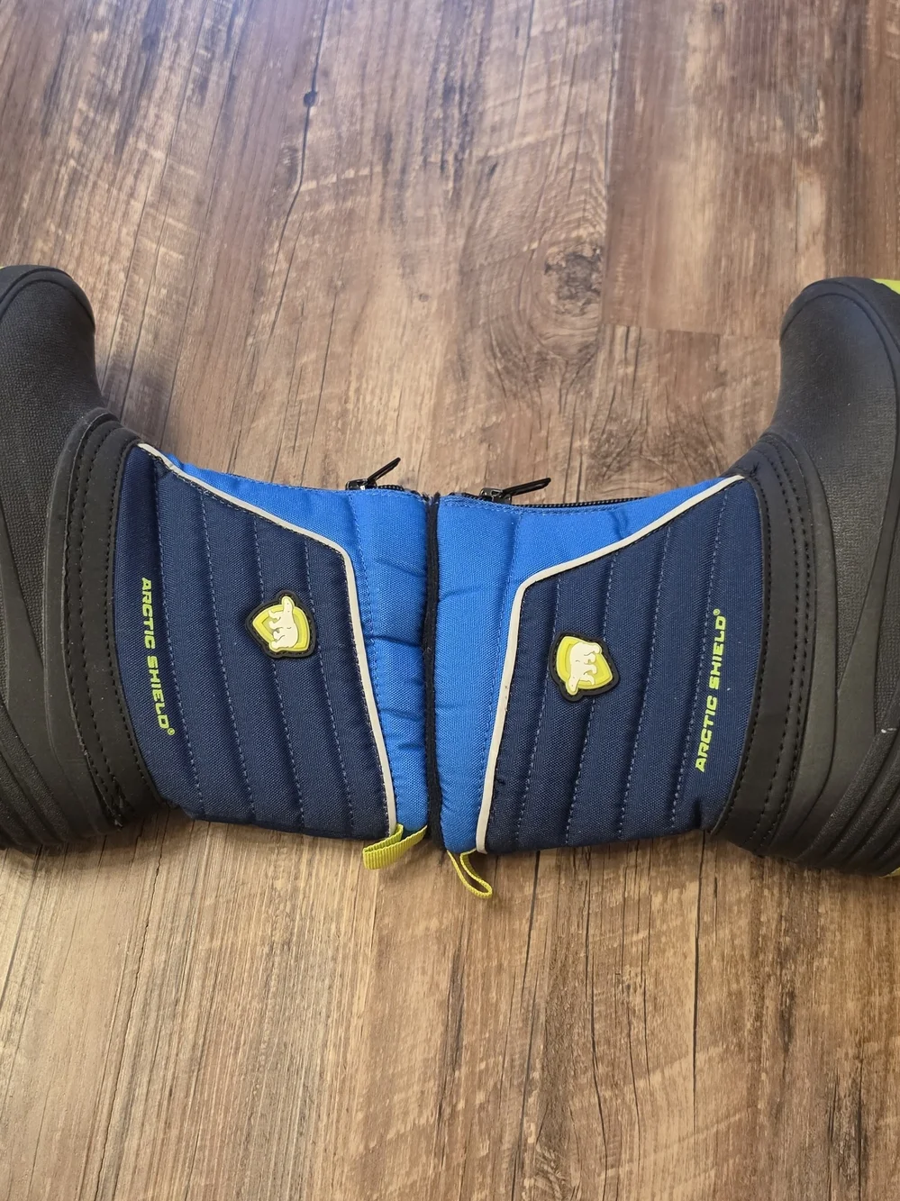 Arctic Shield Kids Snow Boots Size 13 Blue Front Zip Winter Water Resistant